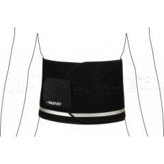 waist trimmer belt AVENTO 44SI adjustablle L/XL Black/Silver grey