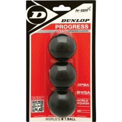 Squash ball Dunlop PROGRESS 3-blister