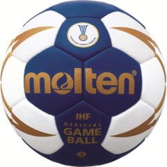 Гандбольный мяч соревнований MOLTEN H3X5001-BW-X IHF синт.  кожа, размер 3