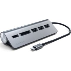 HUB USB Satechi 1x SD 1x microSD  + 3x USB-A 3.0 (ST-TCHCRM) Usb HUB