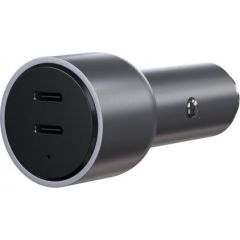 SATECHI 40W Dual USB-C PD Car Charger Space Gray