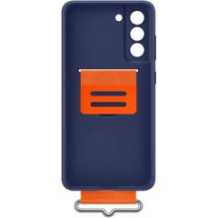 EF-GG990TNE Samsung силиконовый чехол для телефона с ремешком для Galaxy S21 FE синий