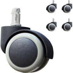 Biroja krçsla riteòi 5.gb / komplektâ, dia.50mm, smaile: 11mm, riteòa bremzes Jaunumi -Dārzam