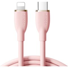 Joyroom Cable Colorful 30W USB C to Lightning SA29-CL3 / 30W / 1,2m (pink)