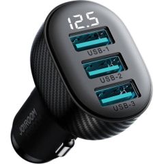 Car charger Joyroom JR-CCD03 , 3.4A, 3x USB Digital Display