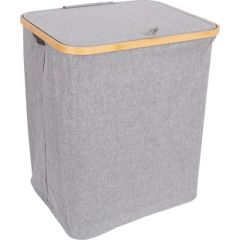 Laundry basket MAX GREY 45x36xH54cm, light grey