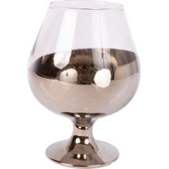 Drinking glass ASTON silver shine