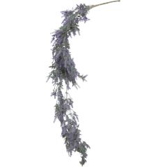 Artificial plant GREENLAND hanging branch, lavendel