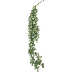 Artificial plant GREENLAND hanging branch, white flower