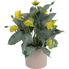 Artificial flower GREENLAND in pot, tropcal, mix