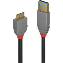 CABLE USB3.2 A TO MICRO-B 0.5M/ANTHRA 36765 LINDY