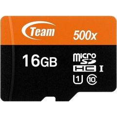 TeamGroup 500x MicroSDHC 16 GB Class 10 UHS-I/U1  (TUSDH16GUHS03)