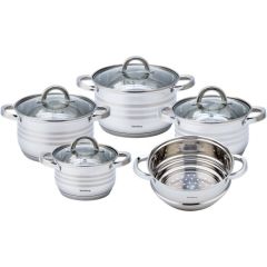 Virtuves trauku komplekts, Ø16/18/20/22/20cm Klausberg. Katli