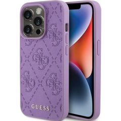 Guess PU Quilted 4G Classic Case Защитный Чехол для Apple iPhone 15 Pro