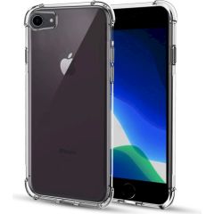 Fusion Anti Shock 0.5 mm Silikona Aizsargapvalks Priekš Apple iPhone 7 | 8 | SE 2020 Caurspīdīgs