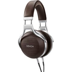 Denon AH-D5200 Headphones Wired Head-band Brown, Silver