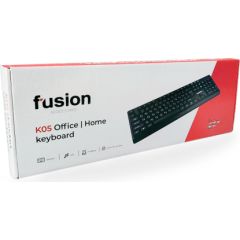 Fusion K05 tastatūra USB melna (ENG | RUS)