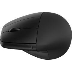HP 925 Ergonomic Vertical Wireless Bluetooth Mouse - Detachable Wrist Rest, Multi-Surface Sensor - Black / 6H1A5AA#ABB
