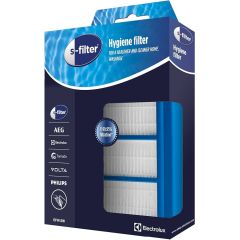 Electrolux EFH12W S-filter® Hygiene HEPA filtrs putekļu sūcējam Putekļu sūcēju filtri