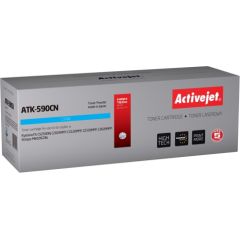 Activejet Toner ATK-590CN (replacement for Kyocera TK-590C; Supreme; 5000 pages; cyan) Lāzerprinteru izejmateriāli
