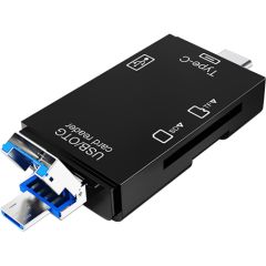 VAKOSS CARD READER 6IN1 USB A / MICRO USB / USB C / SD / MICRO SD / USB TC-R425X Считыватели карт