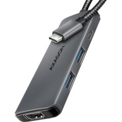 AXAGON HMC-5H8K USB 5Gbps hub, 2x USB-A, USB-C, HDMI 8k/30Hz, PD 100W,