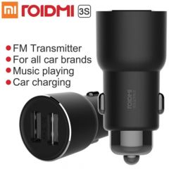Xiaomi ROIDMI (Mojietu) 3S FM Transmiter / Bluetooth MP3 / Auto Ladētājs Dual USB 2.4A Melns