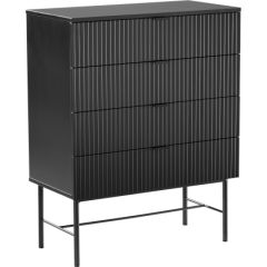 Side board SEQUENCE 179x40xH100cm, 3D black