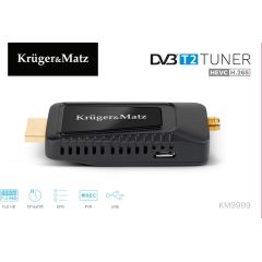 Kruger&matz KRUGER & MATZ mini Tuner DVB-T2 H.265 HEVC KM9999