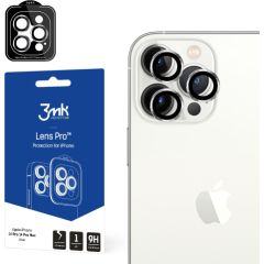 Защитное стекло камеры 3mk Lens Pro Apple iPhone 15 Pro серебряное