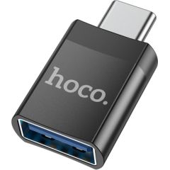 Adapter Hoco UA17 Type-C to USB-A black