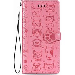 Case Cat-Dog Samsung A145 A14 4G/A146 A14 5G rose Neoriģinālie Maciņi