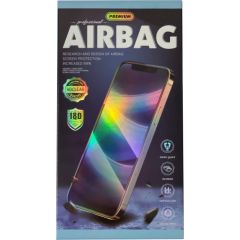 Tempered glass 18D Airbag Shockproof Xiaomi Redmi Note 12 Pro 4G black Ekrānu aizsardzība