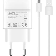 Charger original Huawei HW-050100E01 + cable MicroUSB 1m white