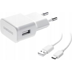 Charger original Samsung EP-TA200NWE 15W + Type-C cable  white
