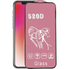 Tempered glass 520D Samsung A346 A34 5G black Ekrānu aizsardzība