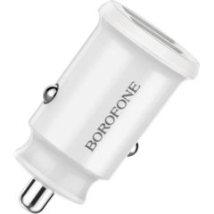 Car charger Borofone BZ8 MaxRide Dual Port white