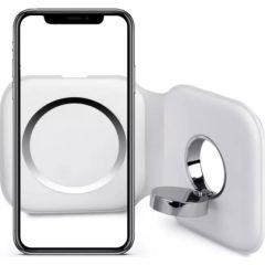 Wireless charger 2in1 Smart Phone, Watch MagSafe 10W white