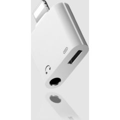 Adapter ADP15 from Lightning to Lightning + 3,5mm white