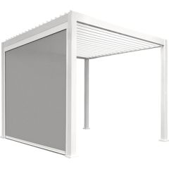 Pull-down screen for gazebo MIRADOR-111 3m, white/light grey