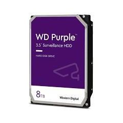 HDD WESTERN DIGITAL Purple 8TB SATA 3.0 256 MB 5640 rpm 3,5" WD85PURZ
