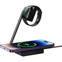 2in1 Magnetic Wireless Charger Joyroom JR-WQN05 15W (Black)