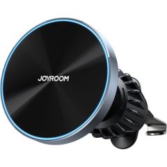 Joyroom магнитный автомобильный держатель 15 Вт беспроводное зарядное устройство для вентиляционного отверстия черный (JR-ZS240)