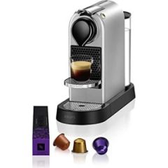 Krups Nespresso CitiZ XN741B, capsule machine (silver)