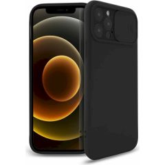 Fusion Camera Protect silikona aizsargapvalks Samsung Galaxy A25 5G | 24 4G melns Neoriģinālie Maciņi