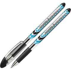Lodīšu pildspalva SCHNEIDER SLIDER BASIC F, 0.3 mm, melna tinte ( Gab. x 2 ) Pildspalvas