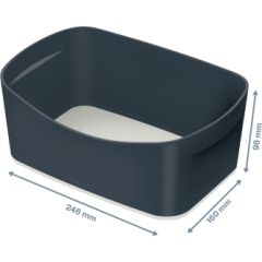 Leitz Uzglabašanas paliktnis Cosy L MyBox, pelēkā krāsā Dokumentu arhivēšana