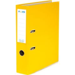 Mape-reģistrs ELLER Eko A4 formāts, 75 mm, dzeltena, apakšējā mala ar metālu Dokumentu mapes