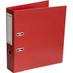 Mape-reģistrs ELLER A4 formāts, 75 mm, sarkans, apakšējā mala ar metālu Dokumentu mapes