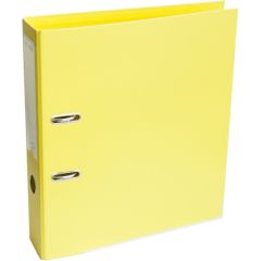 Mape-reģistrs ELLER A4 formāts, 75 mm, dzeltena, apakšējā mala ar metālu Dokumentu mapes